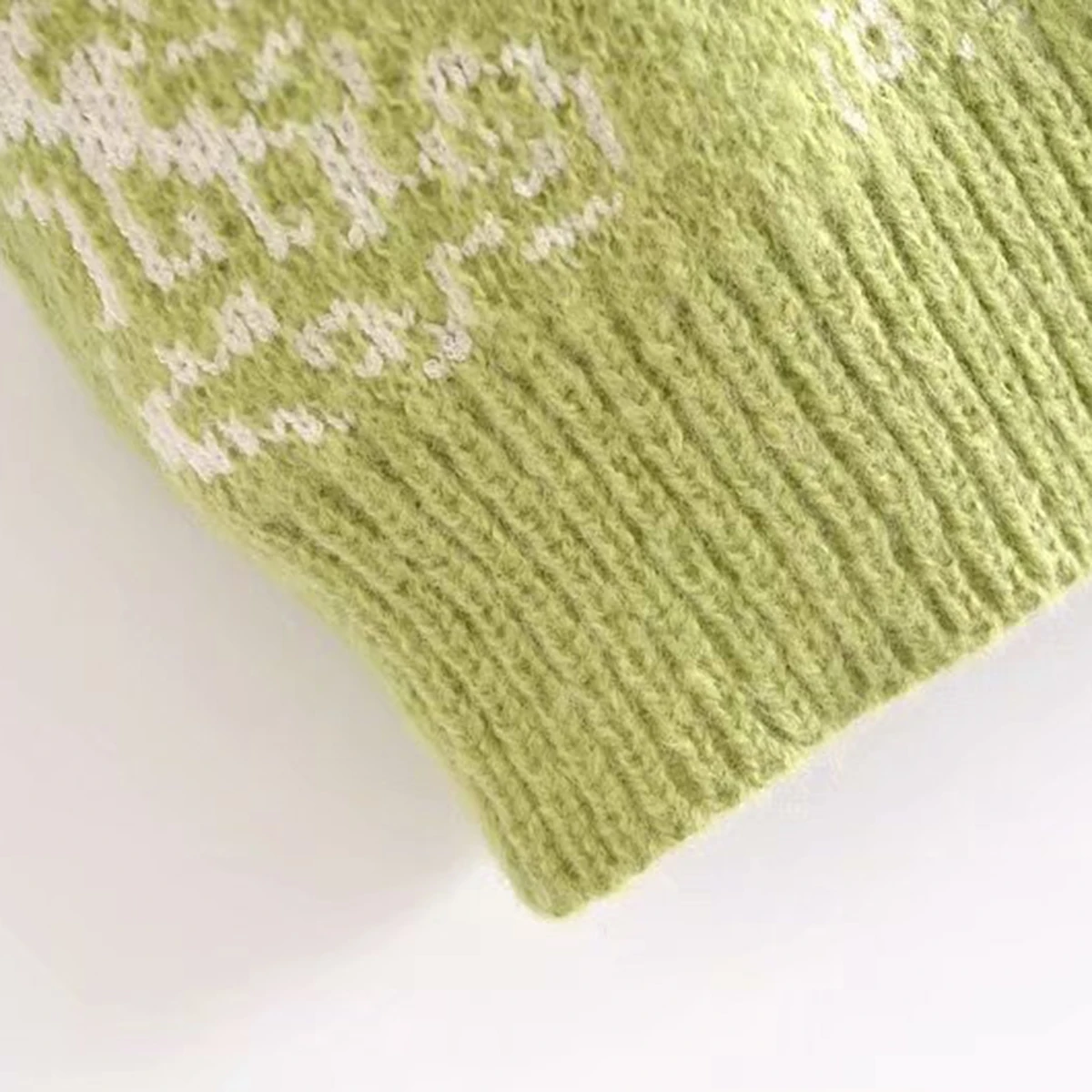 

Vintage Print Cardigan Sweater Women Autumn Sexy V Neck Long Sleeve Loose Short Tops Femme Casual Streetwear Green Sweater Y2k