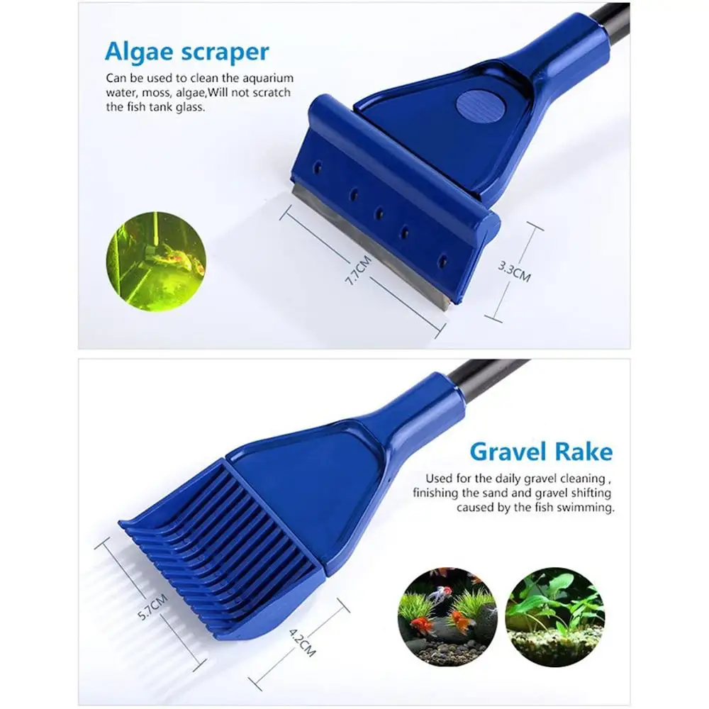 

Portable Pool Cleaner Swimming Pool Pond-Fountain Vacuum Brush Cleaner Kit Cleaning Tool Pool Pond Fountain Vacuum Brush Cleaner