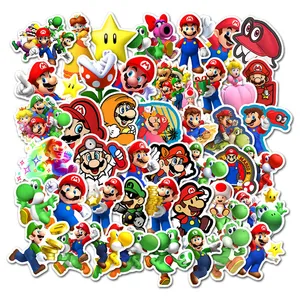 103050pcs anime mario game cartoon stickers diy skateboard luggage guitar laptop phone bottle decal graffiti sticker kid toy free global shipping