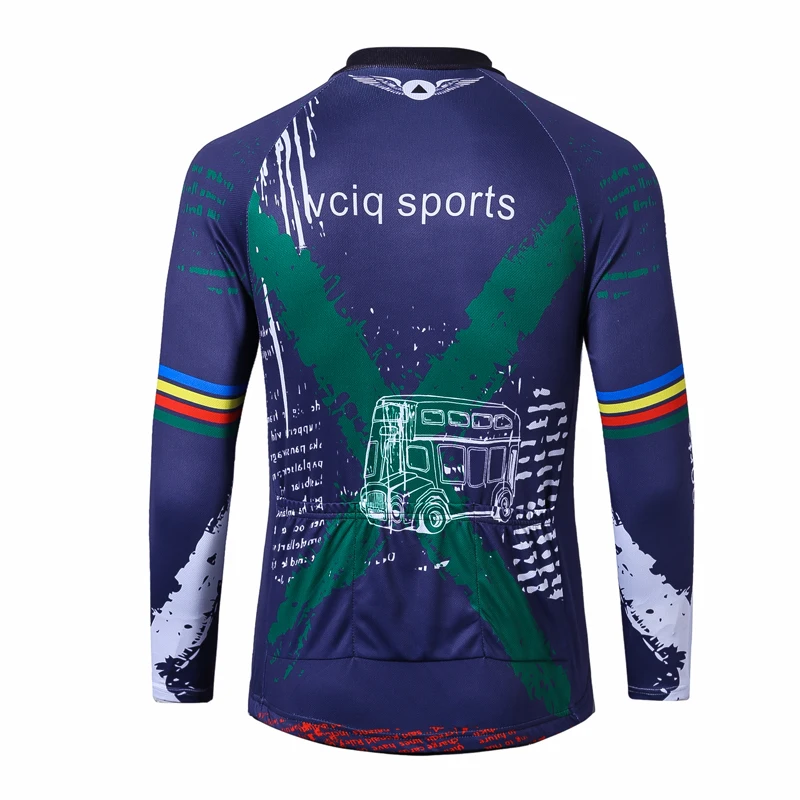 Мужская Зимняя Теплая Флисовая одежда для велоспорта s2020 VCIQ Мужской трикотажный