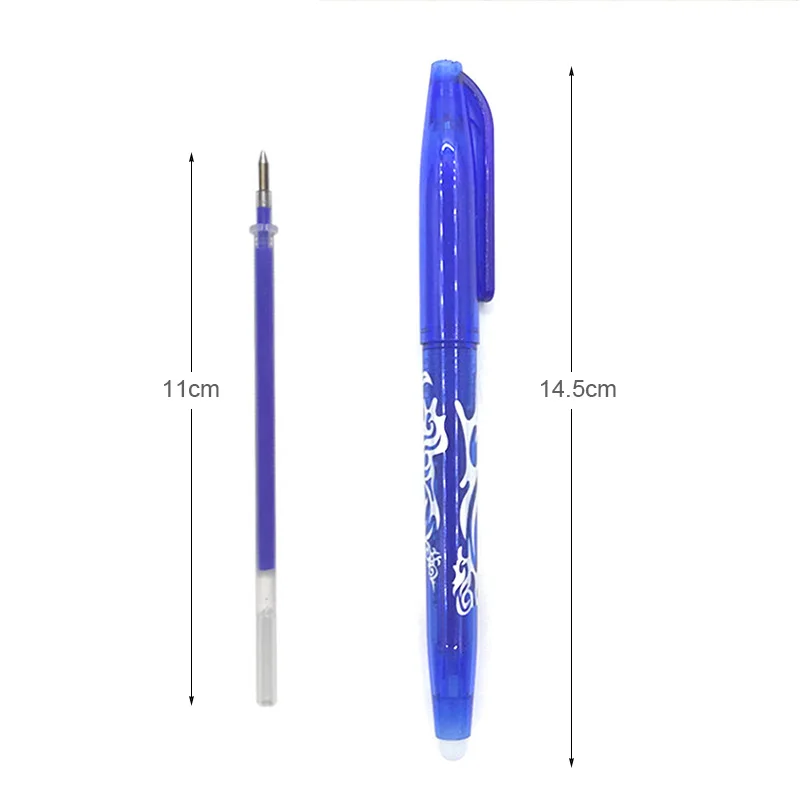 

8Pcs Color Ink Erasable Pen Set Washable Handle Erasable Gel Pen Refill Rod for School Office Writing Supplies Kawaii Stationery