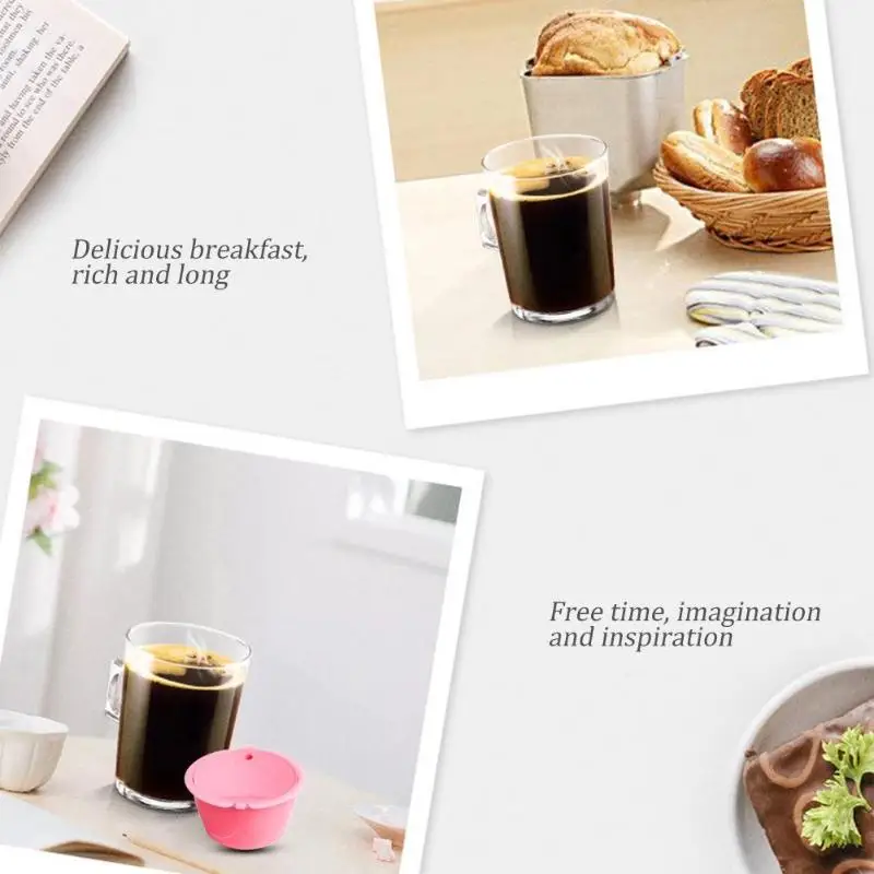 1 шт. пластиковая многоразовая Капсульная чашка с фильтром для кофе машин Dolce Gusto