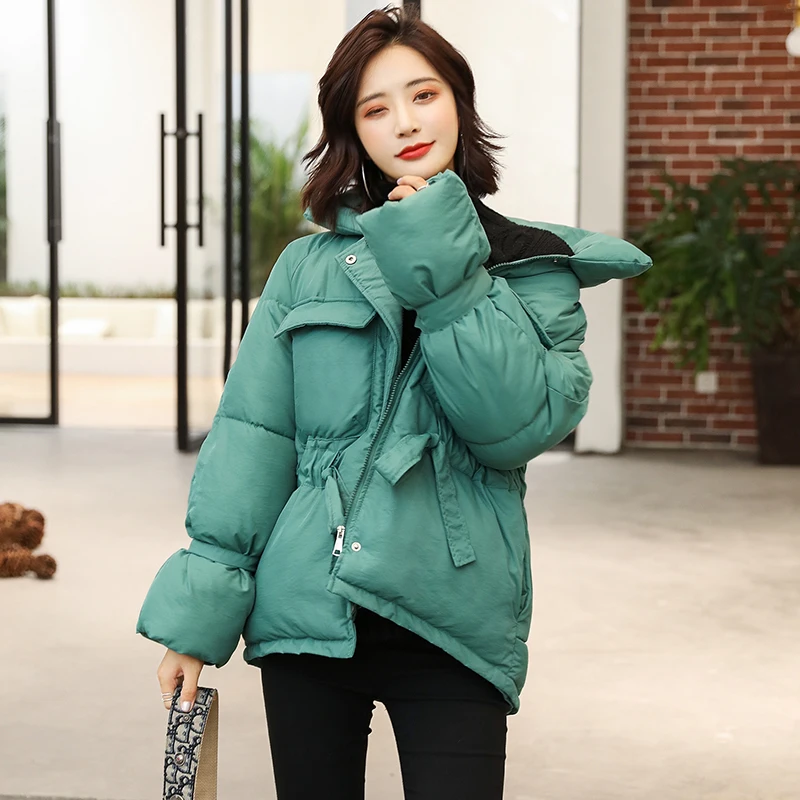 Женские зимние хлопковые парки теплые короткие куртки Толстая Уличная одежда