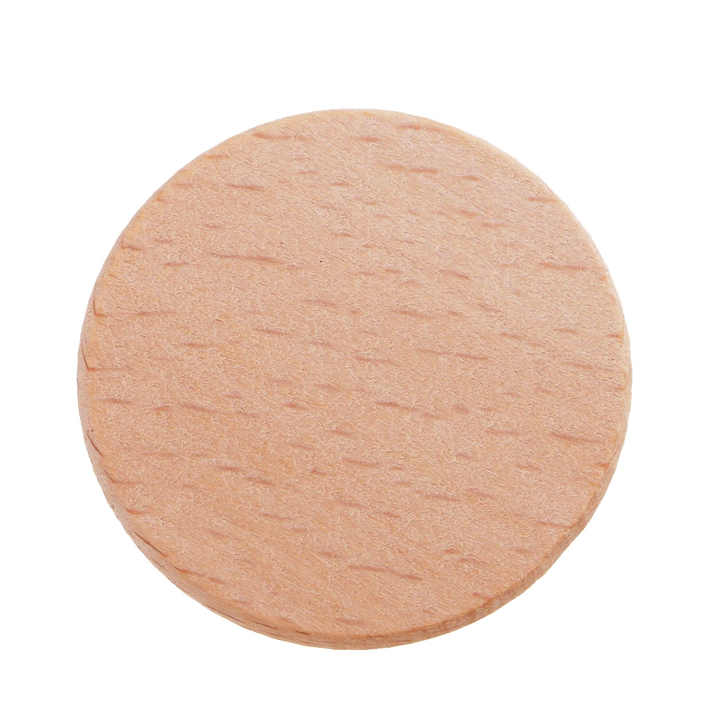 

20 Pieces 36mm Unfinished Wood Round Circle Discs Ornaments for