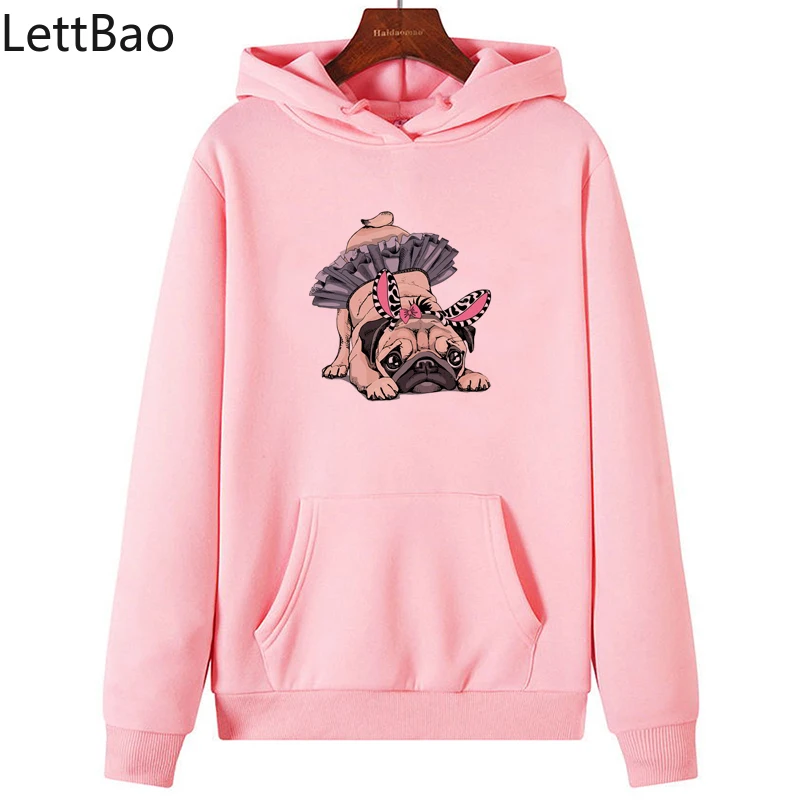 

Bulldog Mom New Autumn Sweatshirts Hoodiess Men/woman Print Hoodies Womencasual Kawaii Streetwear Plus Size Clothing