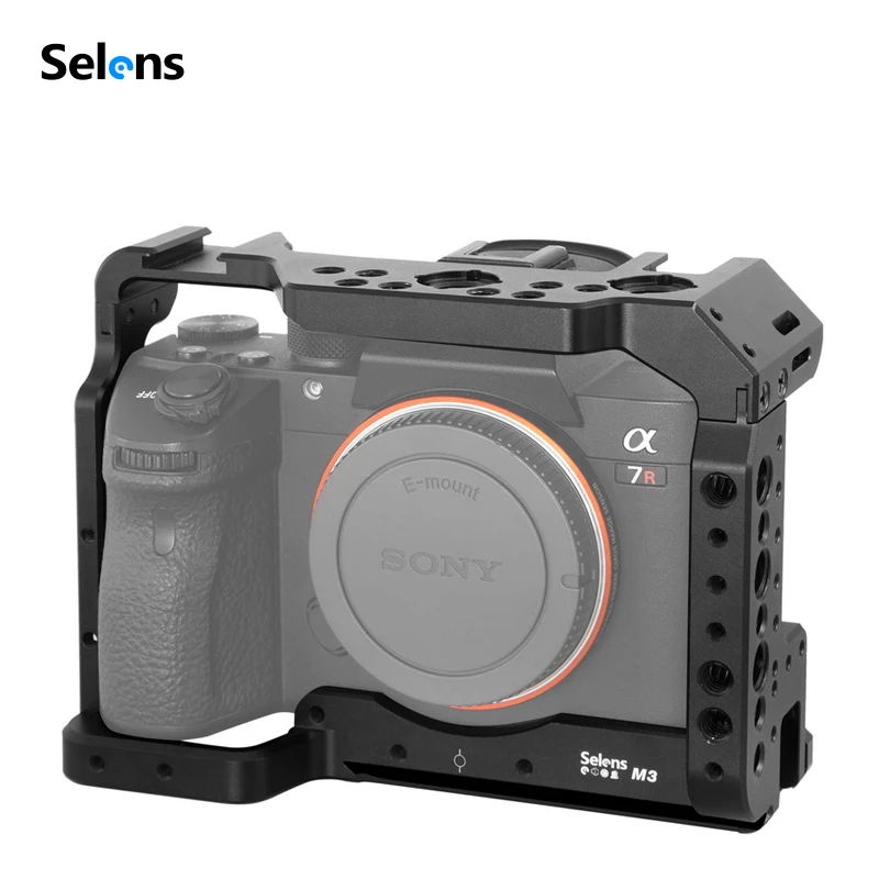 Selens a7iii a7r3 a7m3 клетка для Sony A7RIII /A7III/A7MIII из алюминиевого сплава крепления штатива