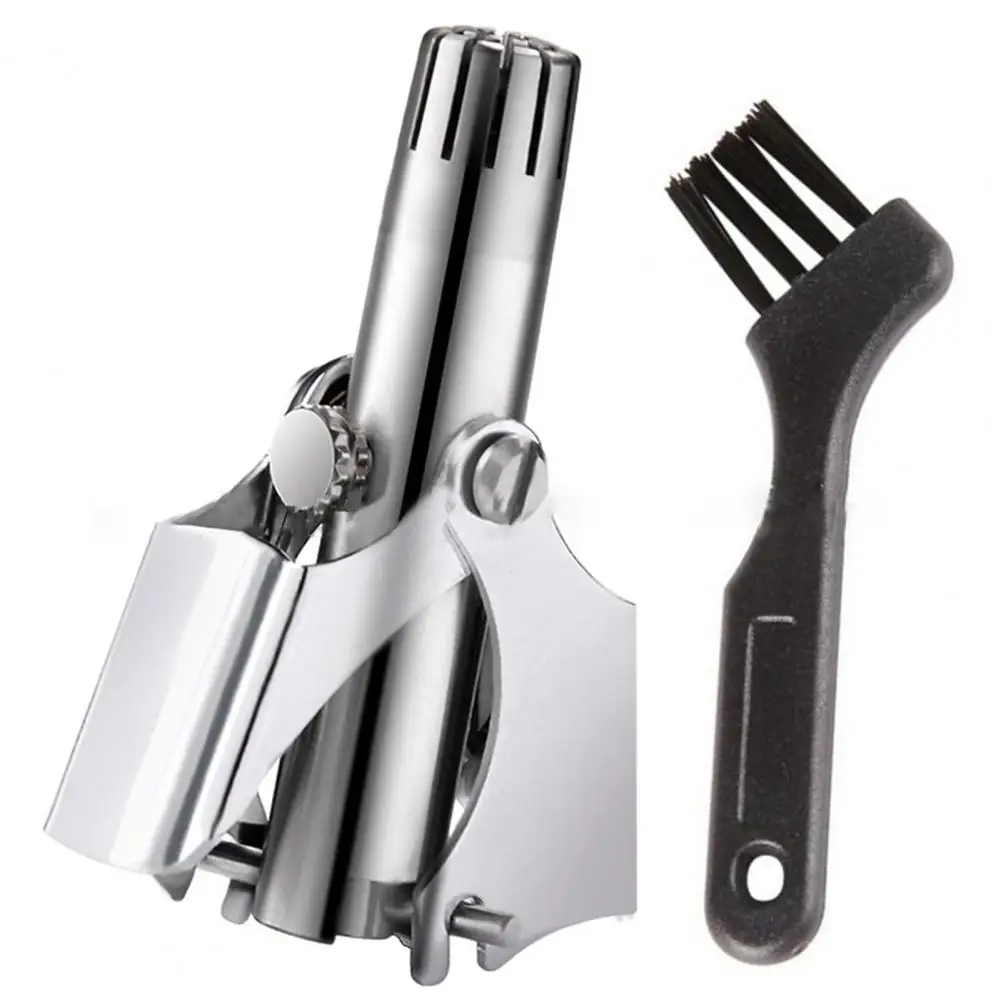 Manual Nose Trimmer Rotary Shear Stainless Steel Washable Ear Hair Razor Shaver Tool for Home Use | Красота и здоровье