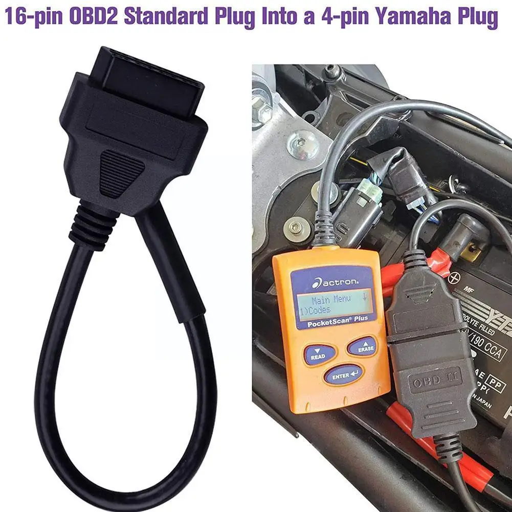 

For Motorcycle Motobike OBD2 Connector for YAMAHA OBD 3 Extension Cable Adapter Pin Moto Cable OBD S3G6