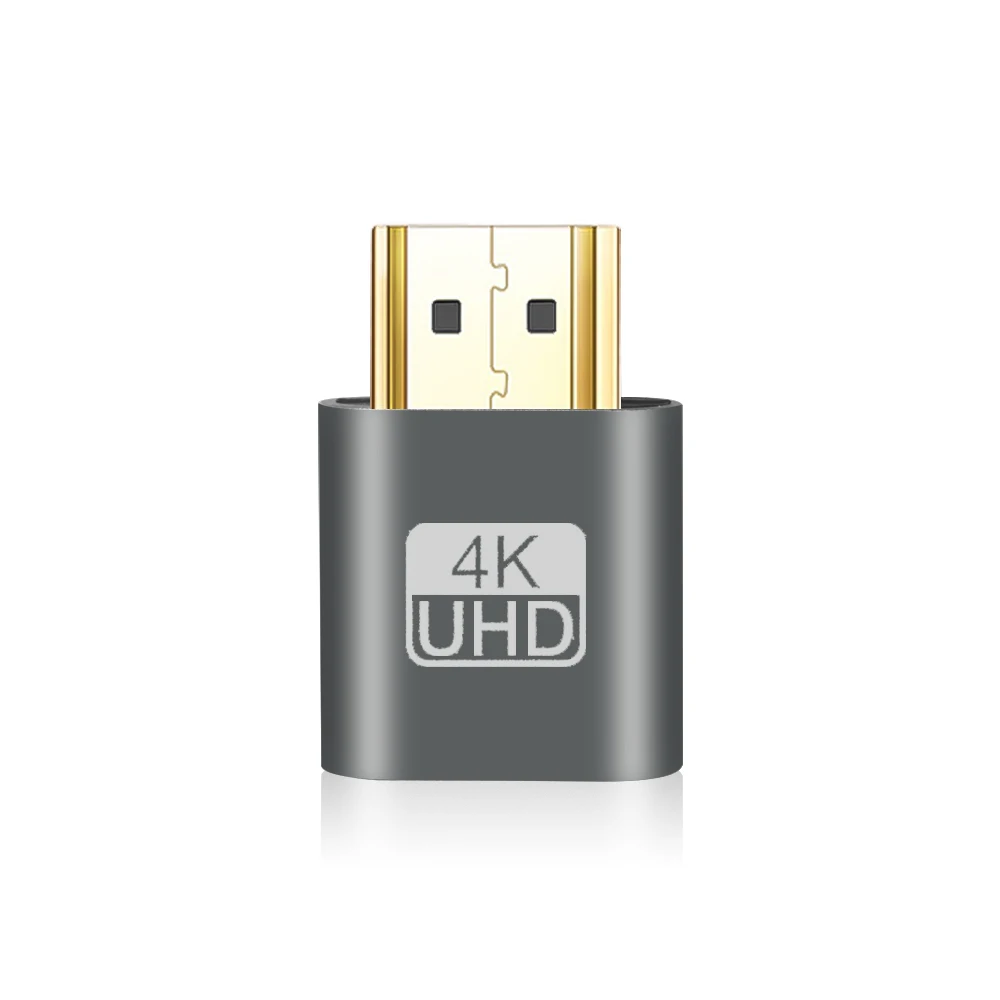 Адаптер Виртуального дисплея kebidu VGA 1 4 DDC EDID Подключаемая штепсельная вилка без