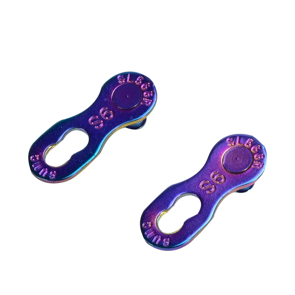 

SUMC Rainbow Bicycle Chain Mountain/Road/ Folding bike chain 116L 126L With Missinglink 9S 10S 11S 12S Speed For ShimanoSRAMCP