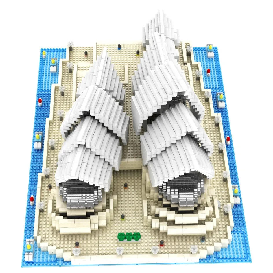 

LOZ Architecture City set Landmarks Sydney Opera House Model lepiningBuilding Blocks Children Toys Educational Kids Gifts