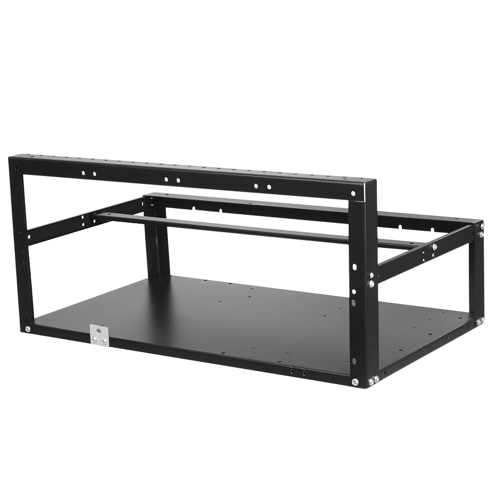 Стальная монета с открытым воздухом Шахтерская горная рама чехол до 8 GPU BTC LTC ETH