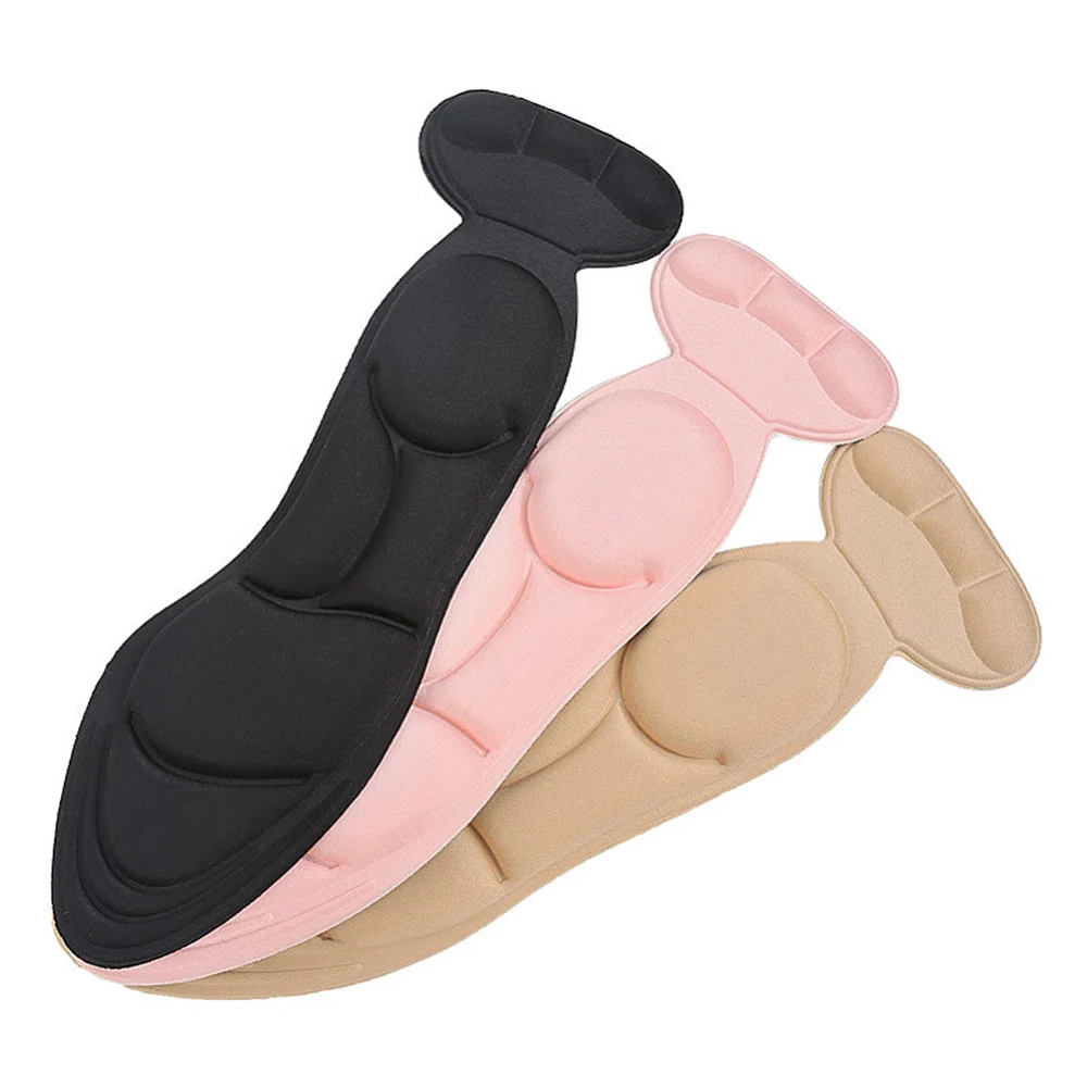 

3 Colors Comfortable Non-Slip 2 in 1 Heel Cushion Inserts Heel Shoe Pads Women Heel Pads Non-Slip Insole Foot Care Tool
