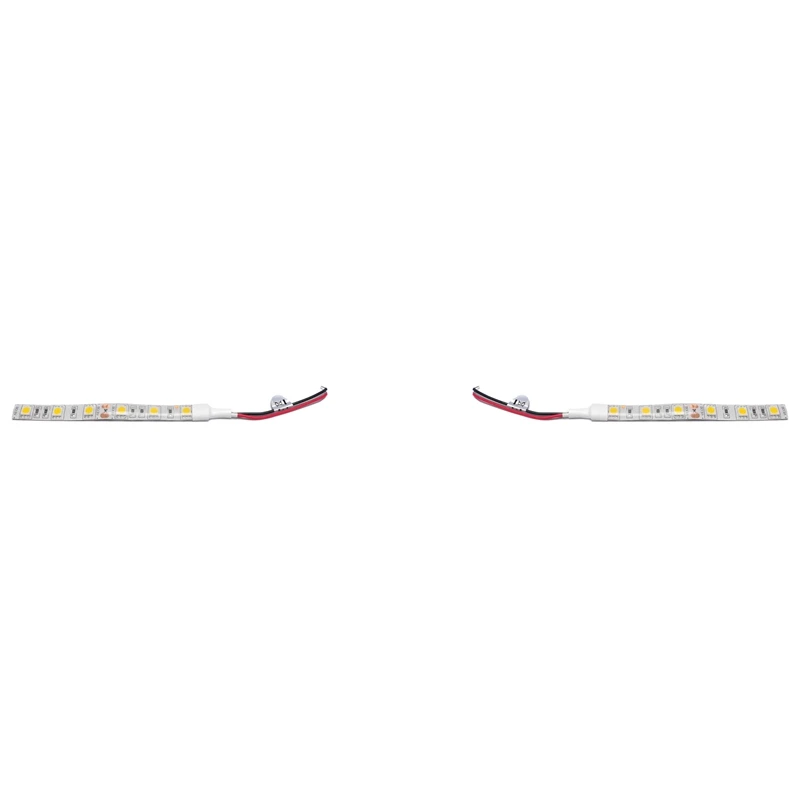 

2X 10Cm Waterproof Warm White /Red 5050 Led Strip Lights Dc 12V Caravan Boat Car