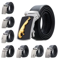 bauhinia brand automatic buckle adjustable high quality 120cm mens belt black litchi pattern all inclusive mens casual belt