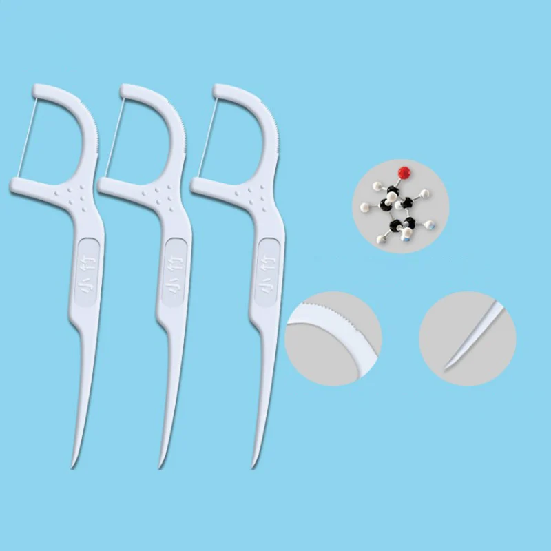 

50Pcs Dental Floss Flosser Picks Teeth Toothpicks Stick Tooth Clean Oral Care