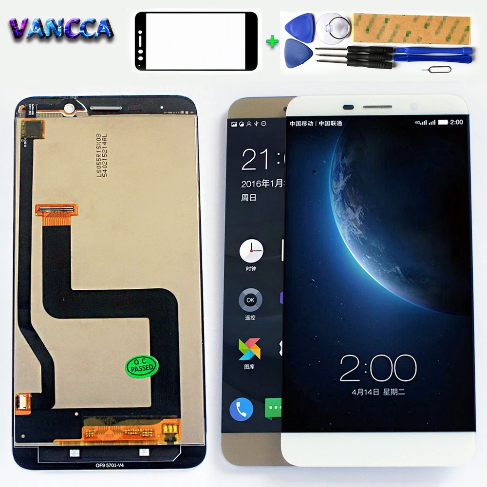 Vancca ips 5 &quotЖК дисплей для Letv One 1 Pro X800 сенсорный экран 2560*1440 дигитайзер сборка