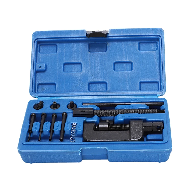 Цепь резак Заклепки Набор инструментов клепки выключатель Atv велосипед мотоцикл