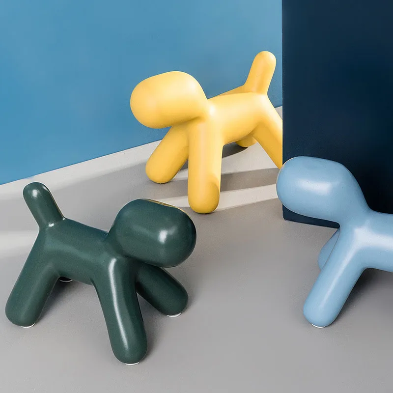 

European Modern Figurines Cartoon Dog Miniature Model Home Decoration Accessories Bedside Decoration Furnishings Birthday Gifts