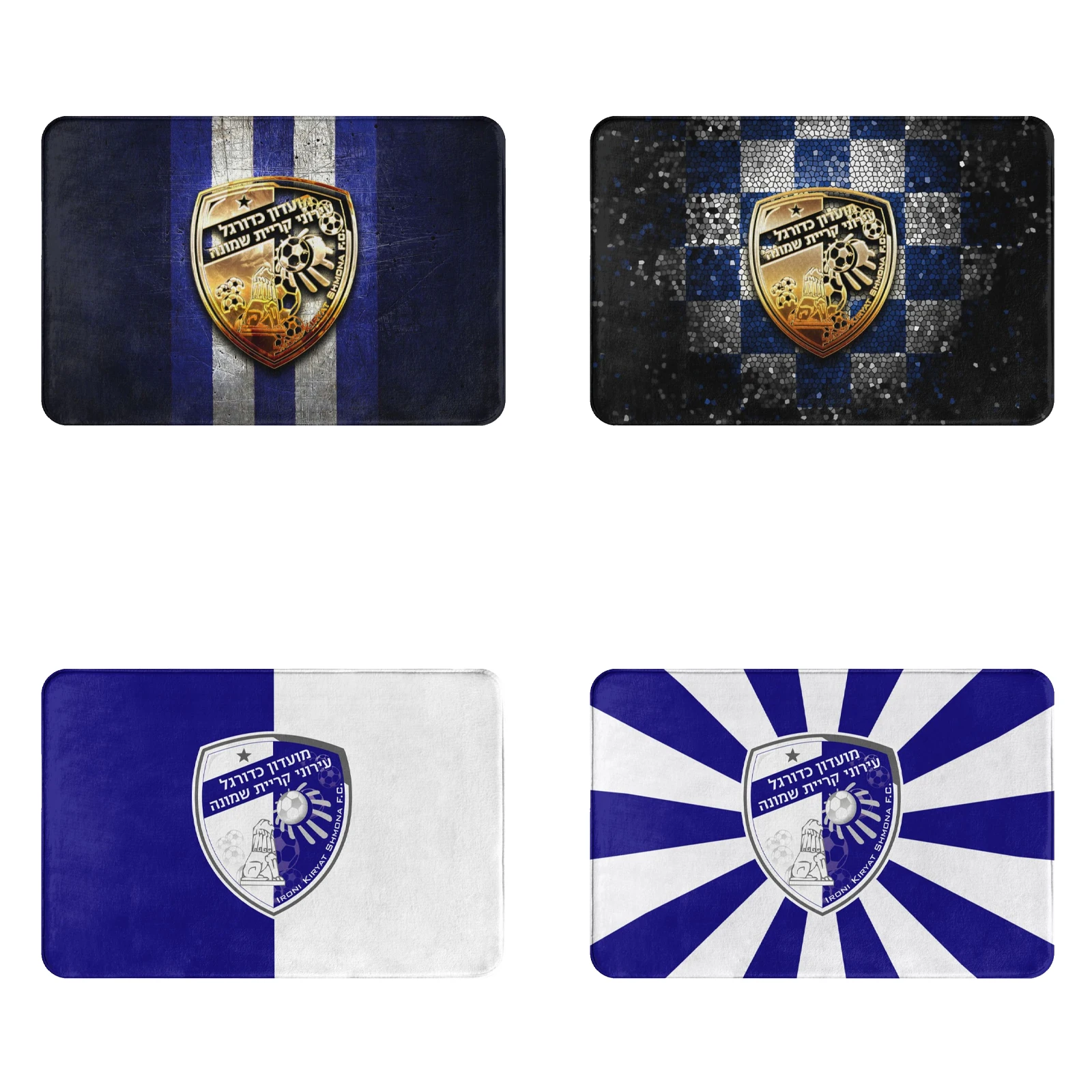 

Израиль Hapoel Ironi Kiryat Shmona Fc, входной коврик, резиновый напольный коврик, тонкий нескользящий ковер