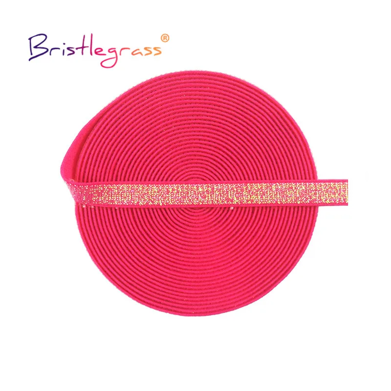 Эластичная лента для бюстгальтера с металлическим блеском 3/8 дюйма 10 мм|Резинки| |