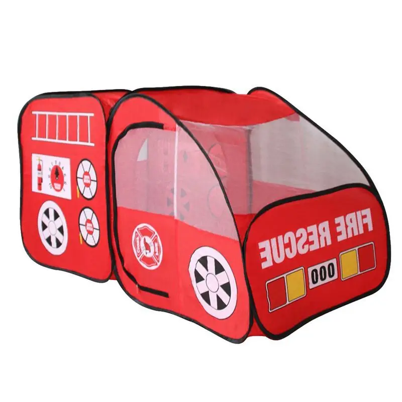 

Kids Indoor Outdoor Tent Garden Game House Gift - Fire Truck