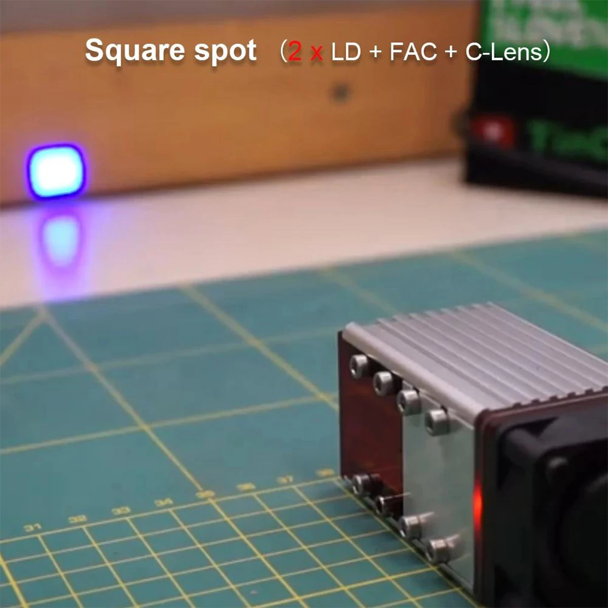 

40W Laser Engraver Module Kit with Intelligent Temperature Control 15W Optical Power Output Eye Laser Cutting Module Set