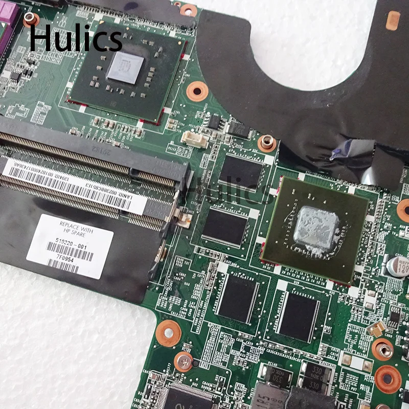 Hulics 519220-001 для ноутбука ПК HX16 для hp HDX16 519220 материнская плата DDR2 PM45 N10P-GE1 DAUT6GMB8A0