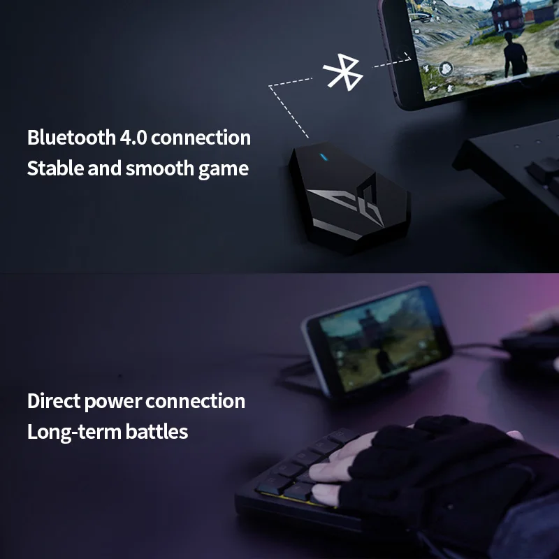 Flydigi Q1 клавиатура мышь конвертер через беспроводной bluetooth USB интерфейс подключения для iOS и Android мобильных игр новое поступление