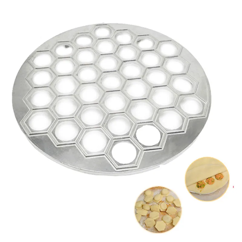 

37 Holes Dumpling Mould Tools Dumplings Maker Ravioli Aluminum Mold Pelmeni Kitchen DIY Accessory for Pastry