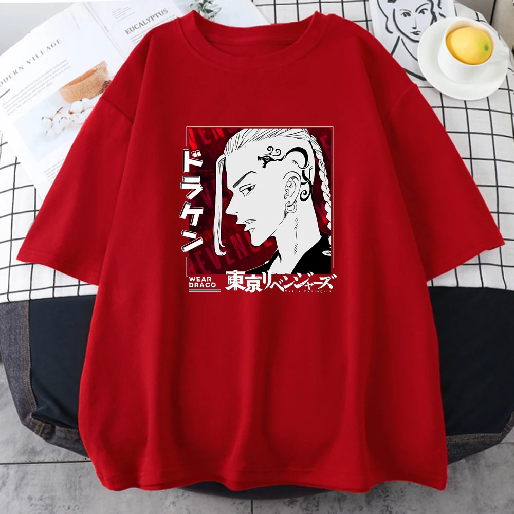 

Бесплатная доставка, футболка с принтом Токийский рептив, Женская винтажная Милая одежда, модные футболки с круглым вырезом, повседневная м...