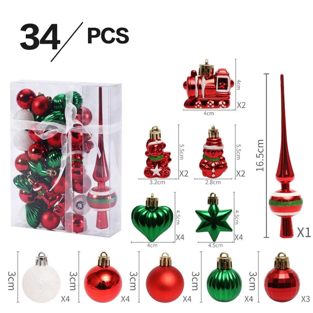 

Small Bauble Party Ornament Home Christmas Ball Christmas Tree Decoration Christmas Tree Balls Hanging Tree Pendants