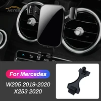 car mobile phone holder air vent gps stand navigation bracket for mercedes benz c class w205 x253 2019 2020 glc 2020 c180 c260