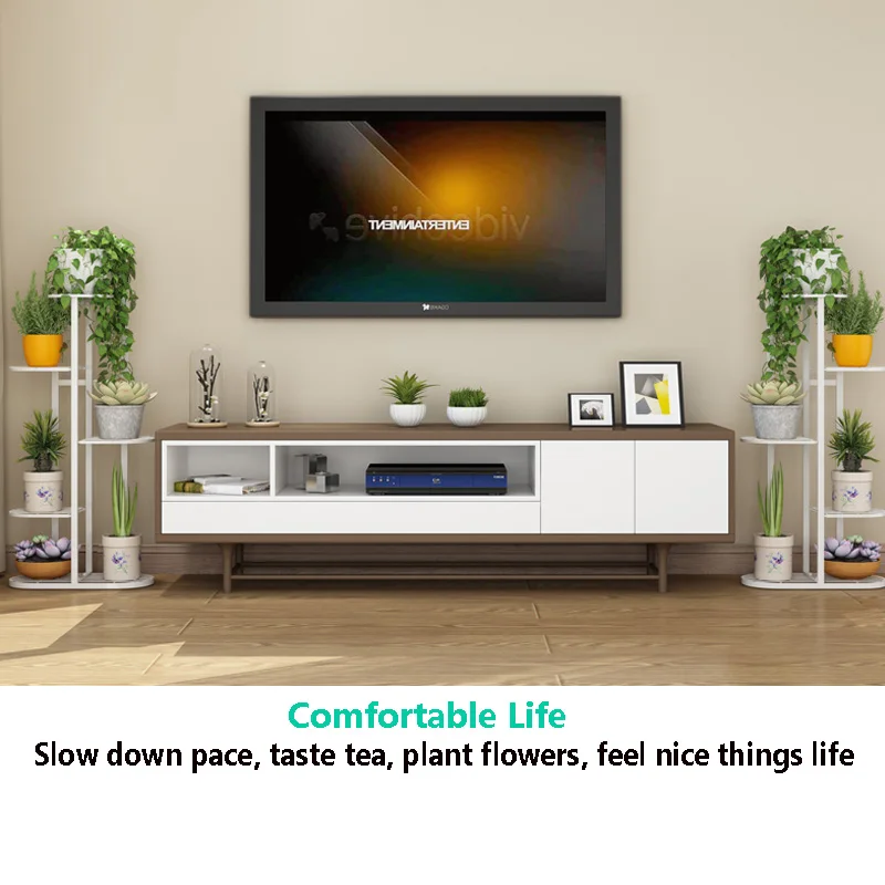 Кованая Железная полка для цветов многоэтажная подставка цветочных горшков дома