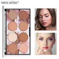 hot selling miss rose makeup 8 color durable oil makeup make up cake waterproof trim concealer powder cake cosmetic