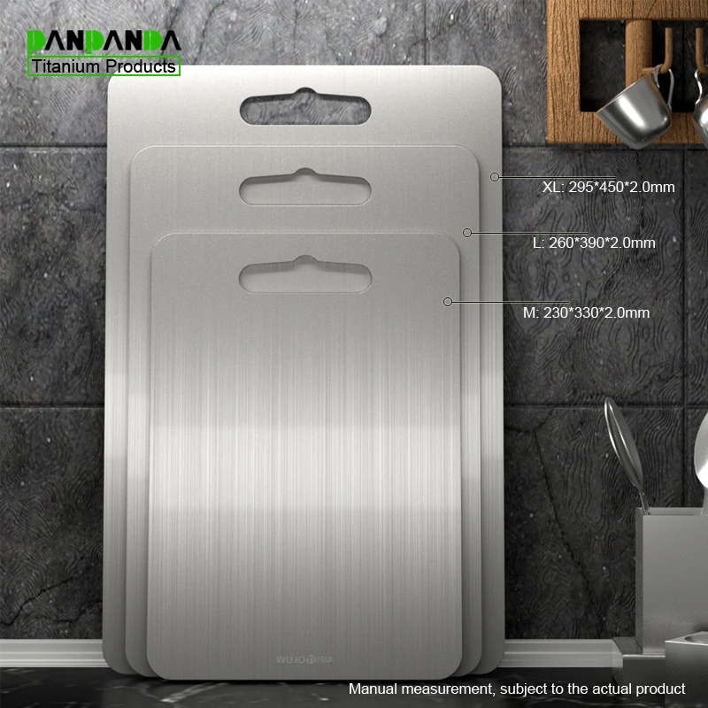 Титановая разделочная доска PANPANDA для профилактики форм бытовая нарезки фруктов 2