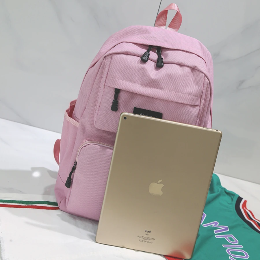 

Waterproof Nylon Backpack Women Travel Backpacks Female School Bag for Teenage Girls Large Capacity Schoolbag Mochila Feminina