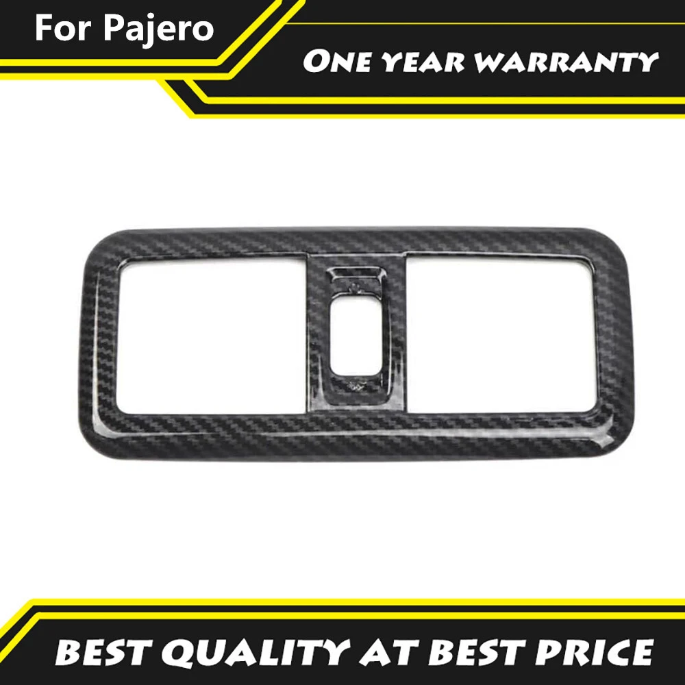 

For Mitsubishi Pajero 2007-2021 Car Roof Before Reading Lamp Cover Decoration Panle Carbon Fiber Color Car Accessories