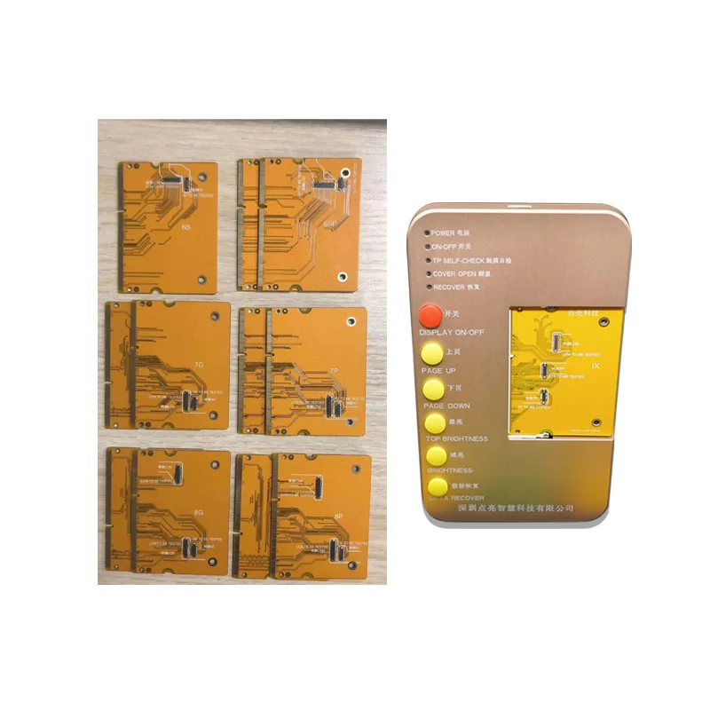 6s 7 7p 8 8p set DL100 ЖК-экран универсальный тест er для 6s 7 7p 8 8p IPHONE X/XS/XR/XSMAX тест восстановление цвет 3D сенсорный дисплей восстановление - Цвет: 6s 7 7p 8 8p set