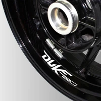 a set of 8pcs high quality motorcycle wheel sticker decal reflective rim motorcycle logo decal for ktm duke 790