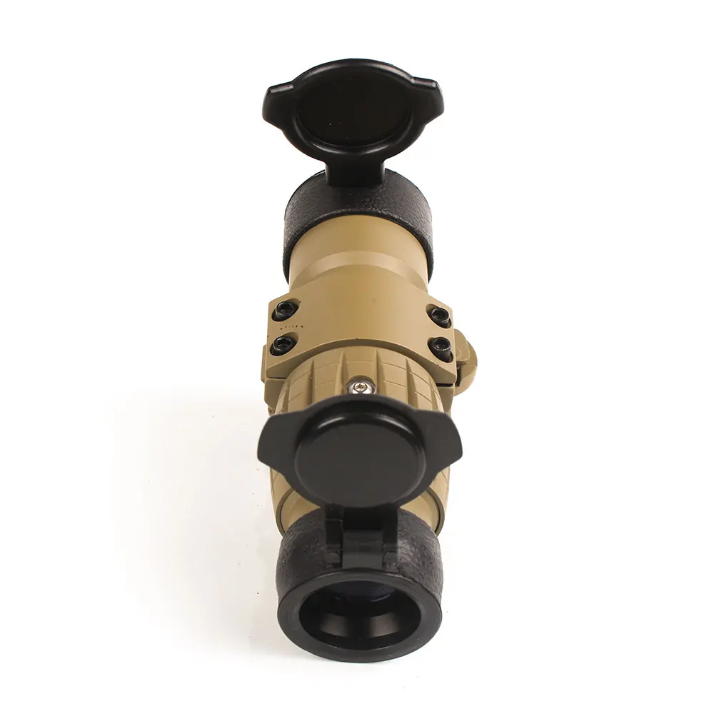 3X Tratical цвет загара Лупа Оптический прицел Красная точка для наружного зрения с