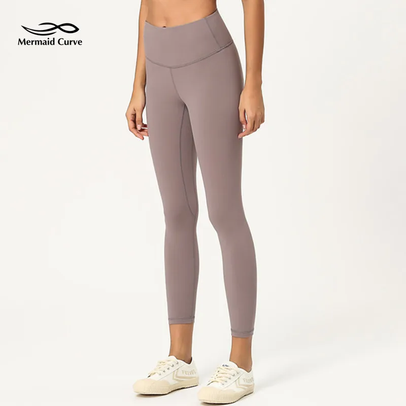 Женские эластичные леггинсы с завышенной талией и скрытыми карманами | Спорт