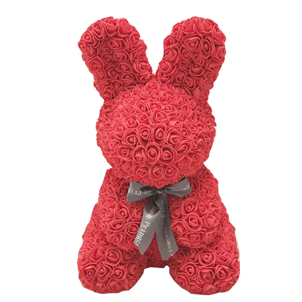 

Rabbit Dolls Rose Rabbit Romantic Lovely PE Wedding Decorations Valentine'S Day Artificial Rose Girlfriend Simulated Toy
