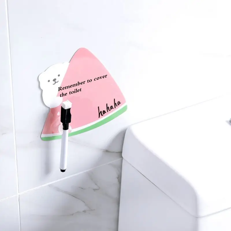 

Refrigerator Sticker with Pen Erasable Paste Creative Cartoon Wall Decoration Message Sticker Writing Board Sticky Note