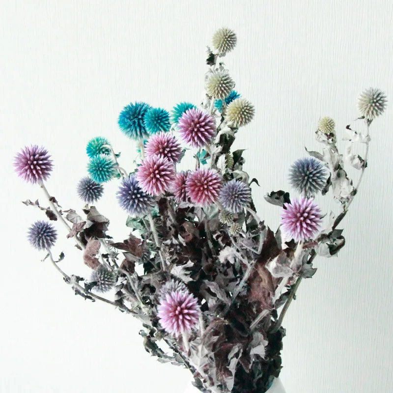 

Real Plant Preserved High Quality Blue Planet Dried Flowers DIY Bouquet Wedding Christmas Home Decoration Photography Props