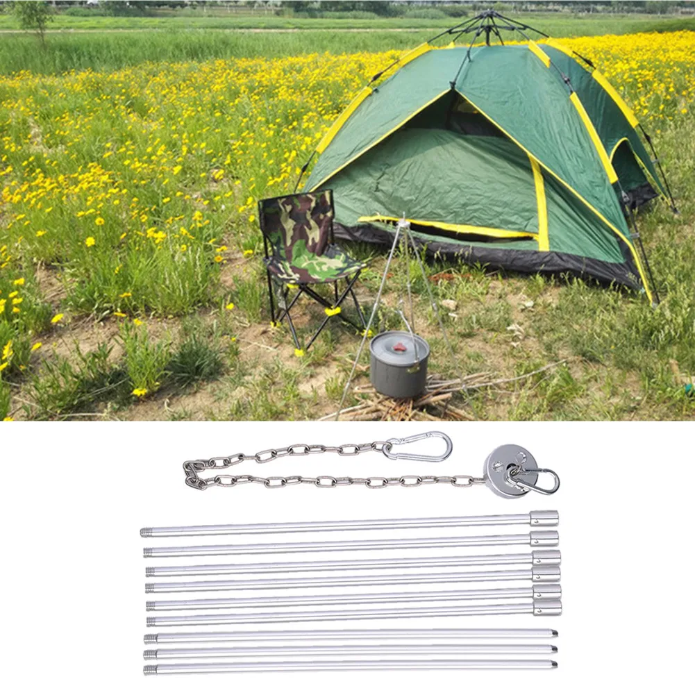 Штатив для кемпинга подвесная кастрюля уличная посуда пикника гриль | Спорт и