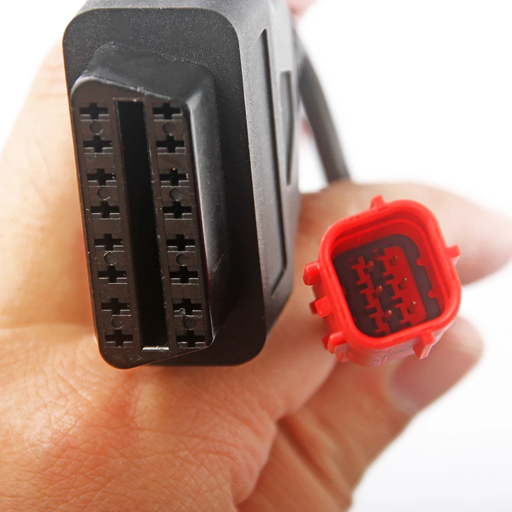 Диагностический кабель OBD2 разъемы-удлинители для мотоциклов от 6 до 16 Pin Yamaha Honda