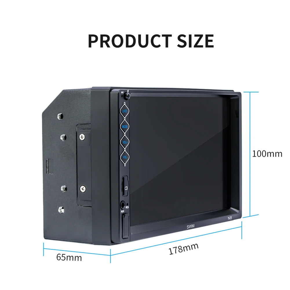 Многофункциональный MP5 плеер 7 дюймов автомобильный стерео сенсорный экран Bluetooth