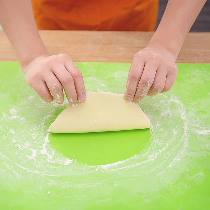 Многоразовый силиконовый коврик для завальцовки теста утолщенные антипригарные