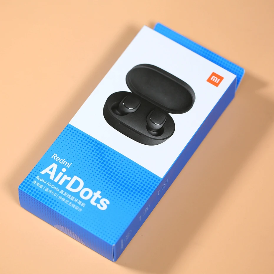 Xiaomi Redmi Airdots, оригинальные беспроводные наушники Xiaomi, TWS, глобальная версия, голосовые Bluetooth 5,0, шумоподавление с микрофоном